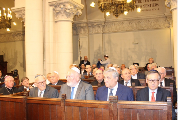 Het EMB aanwezig op de uitreikingsceremonie van de Europese Prijs voor het judaïsme in de Grote Synagoge van Brussel