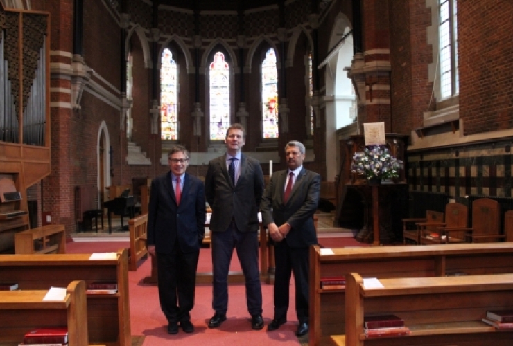 Le Président de l’EMB participe à une conférence organisée par l’Église anglicane de Belgique 