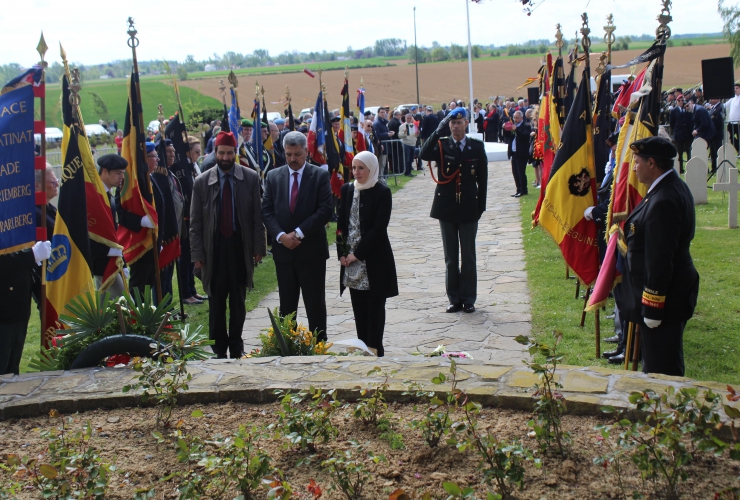 L’EMB participe à la commémoration du 77e anniversaire de la Bataille de Gembloux-Chastre