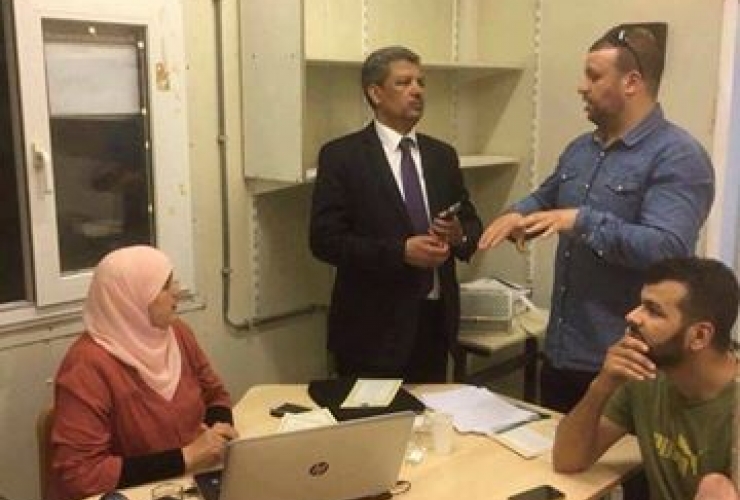 Visite d’un abattoir agréé à Anvers par le Président de l’EMB