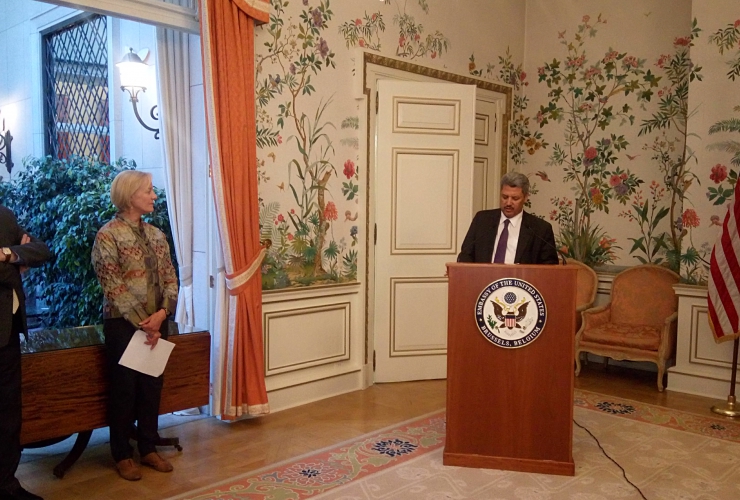 Participation de l'EMB à l'iftar organisé par l'ambassade des Etats-Unis en Belgique