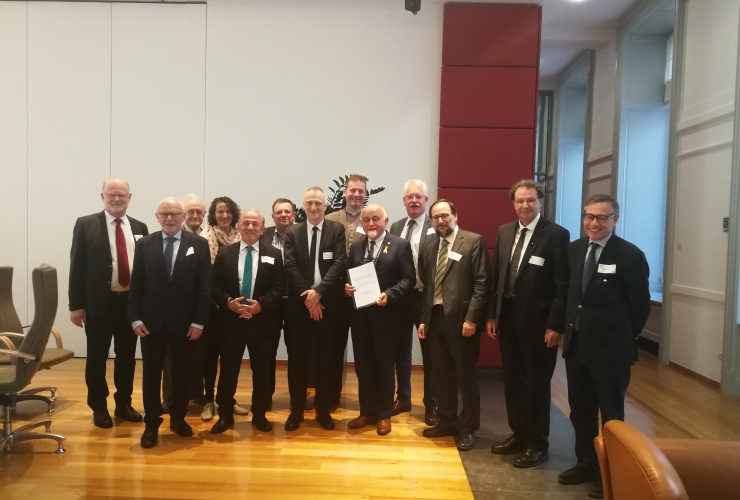 L’EMB était présent lors de la remise de la déclaration