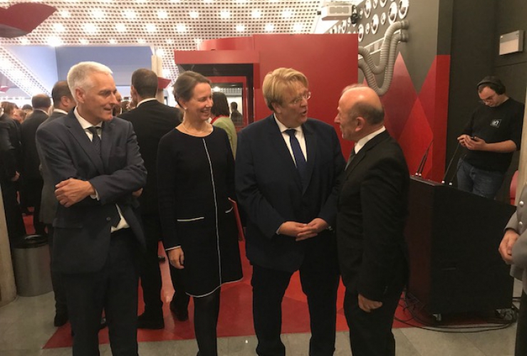 L'EMB présent à la réception à l’occasion de la Journée de l’Unité allemande 