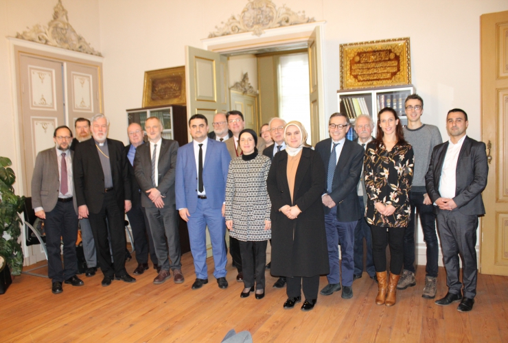 Réunion du dialogue interconvictionnel flamand (VILD) dans les locaux de l'EMB  