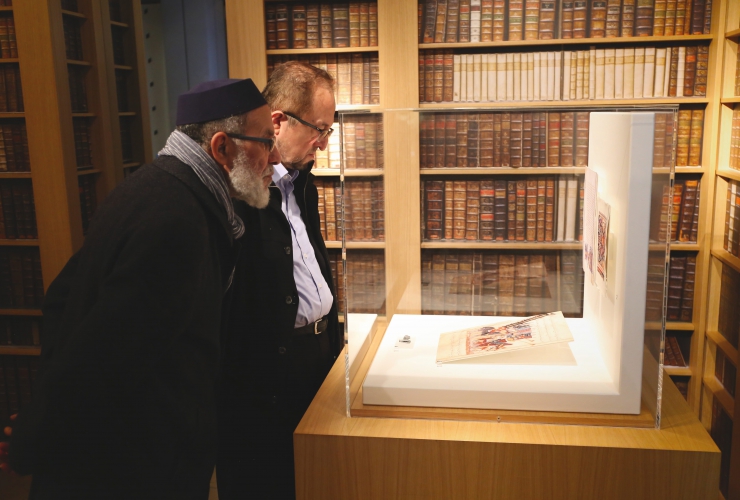 Visite de l’exposition « L’islam, c’est aussi notre histoire ! » par les imams et conseillers islamiques reconnus