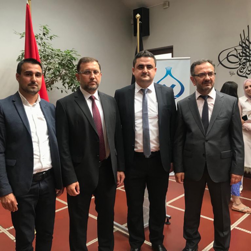 Foto's - EMB aanwezig op receptie van Diyanet van België 